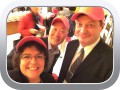 Carla Marshall-Waggett, Mike Lee & Martin Steel in CPSA Shanghai hats